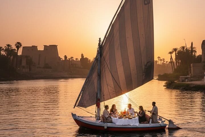 Luxury Felucca Dinner Experience On Egypt tour