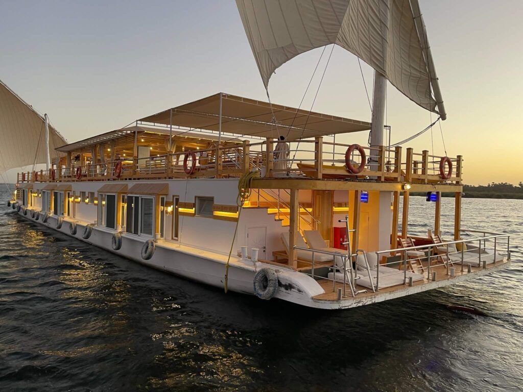 Queen Cleopatra Dahabiya Nile Cruise Egypt tour