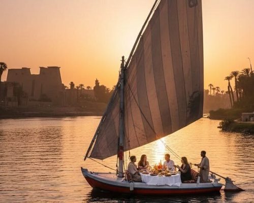 Luxury Felucca Dinner Experience On Egypt tour